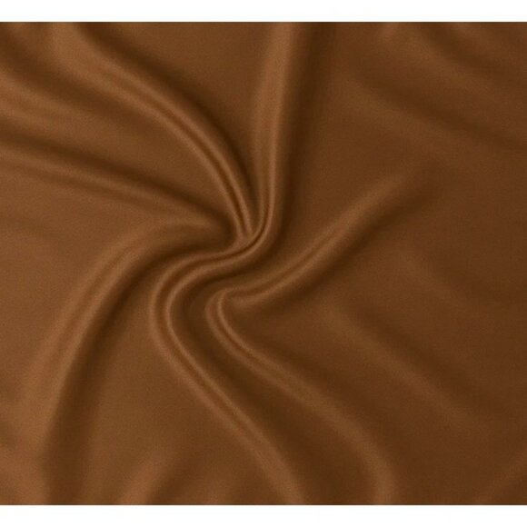 Brown Wild Rag Large Scarf 23x23 Inches Satin Western Accessory Cowgirl or Cowbo - Picture 2 of 6